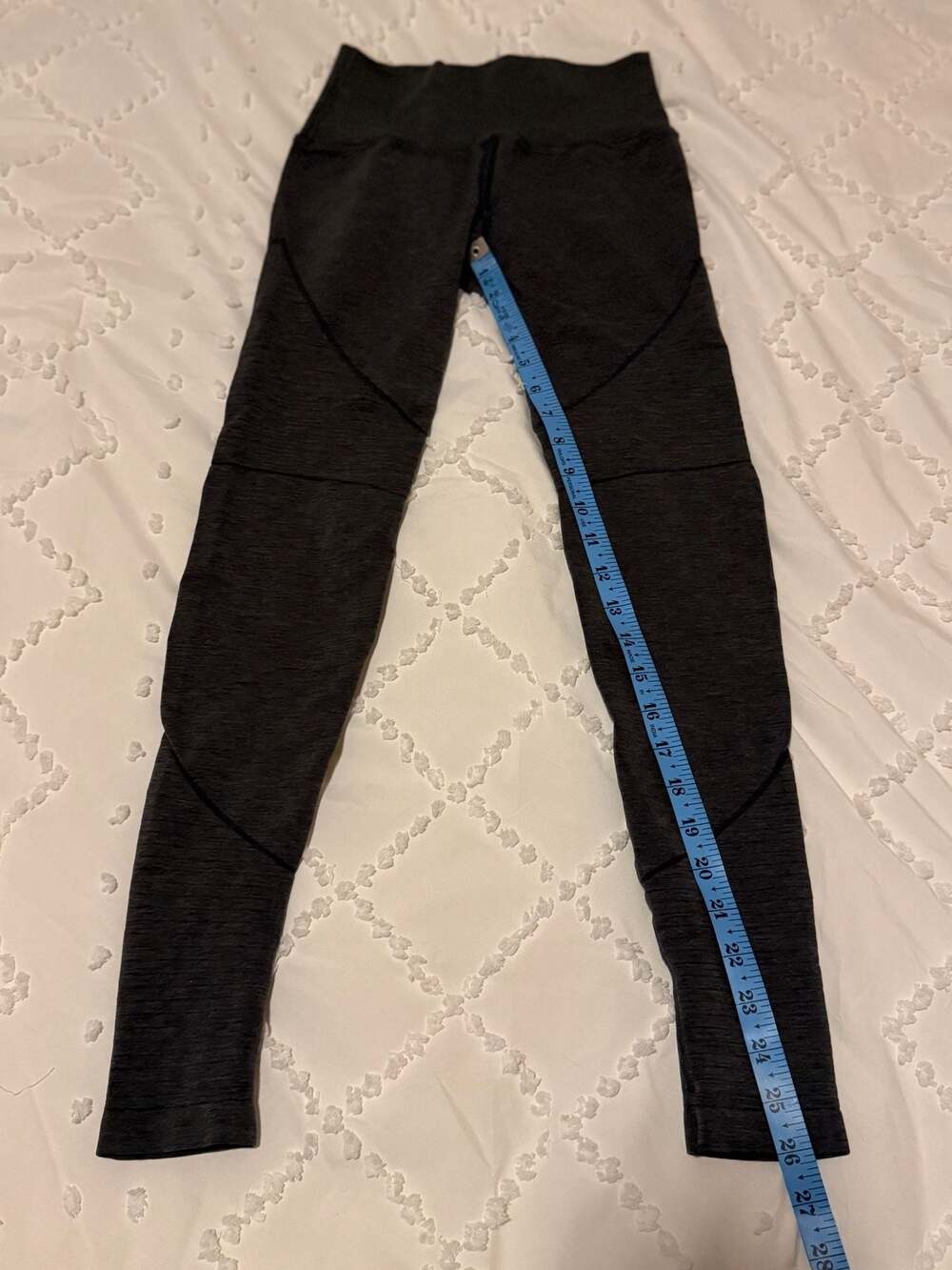 Alphalete Seamless Leggings Charcoal Grey Size S - Picture 2 of 6